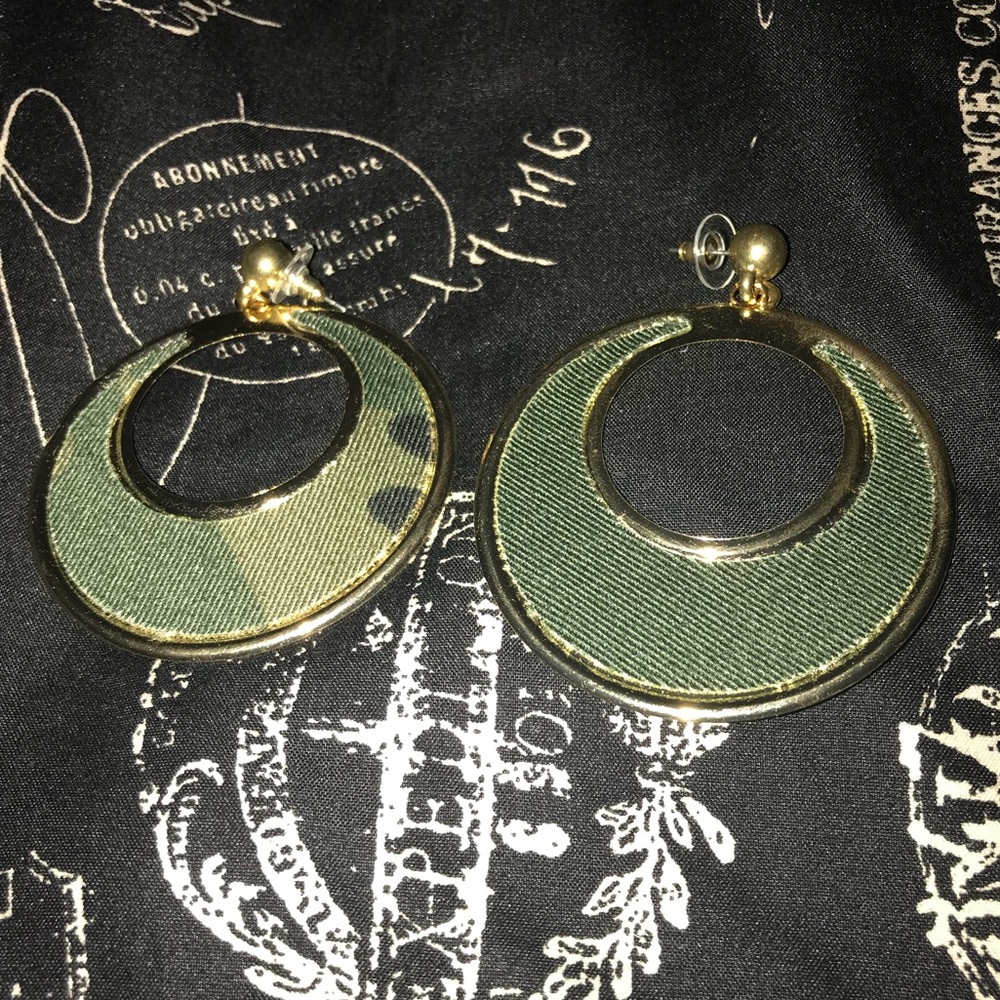 Army Fatigue Earrings